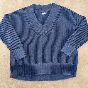 Aerie Cotton Ribbed Sweater